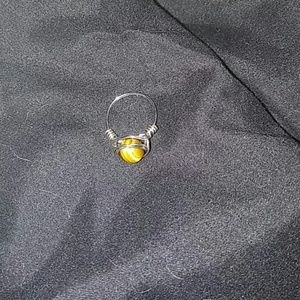 Genuine tiger eye ring